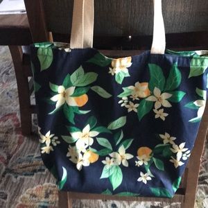 Old Navy Tropical Canvas tote bag